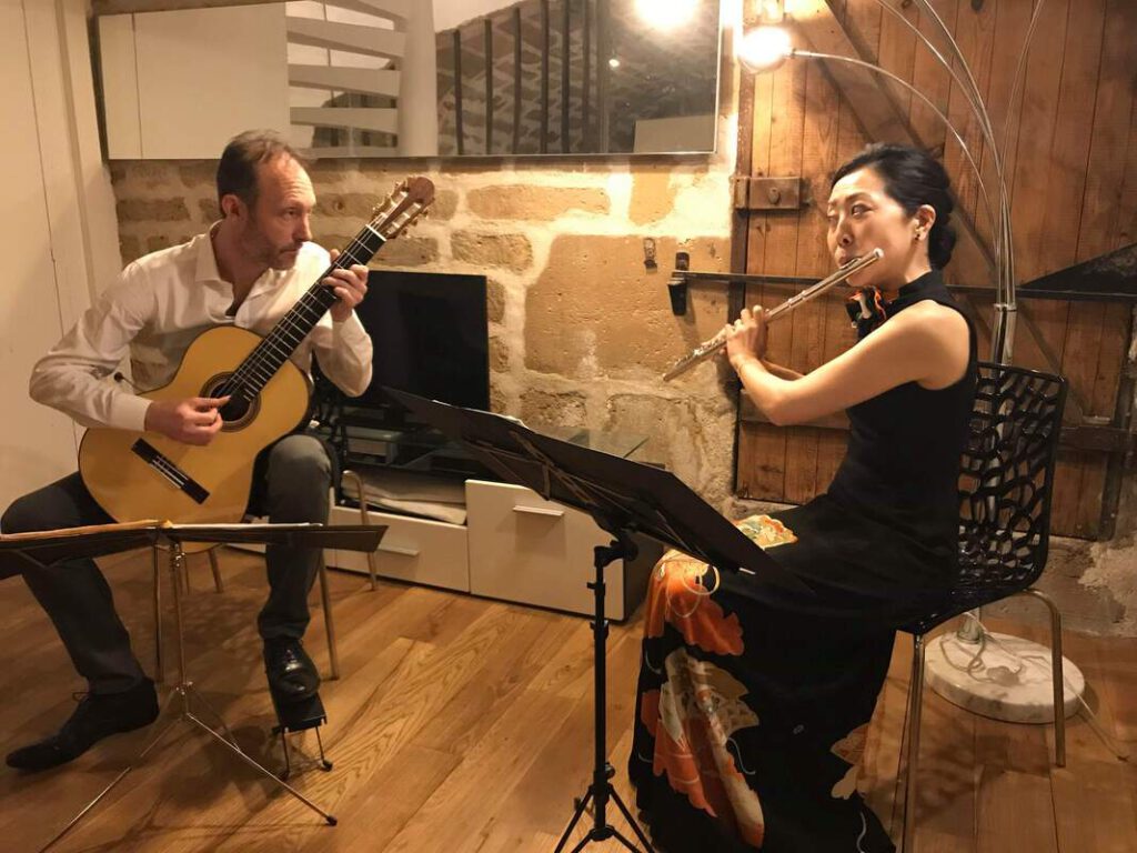 Aki Fujitani et Grégory Foutelet - photo de récital